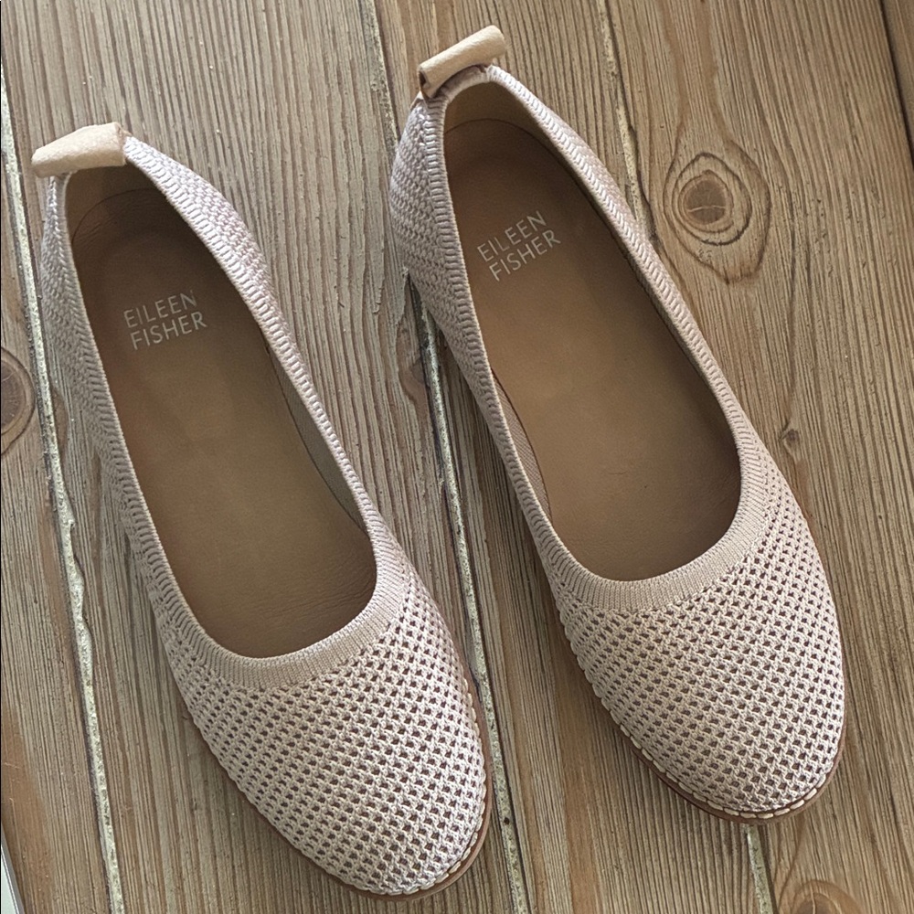 Eileen Fisher Etta Slip-On Flat in Blush 5.5